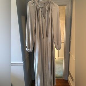 H&M maxi chiffon pleated dress - XXL